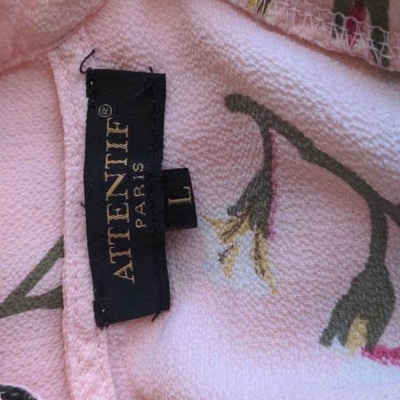 Pink and Green Floral Romper - Picture 7 of 8